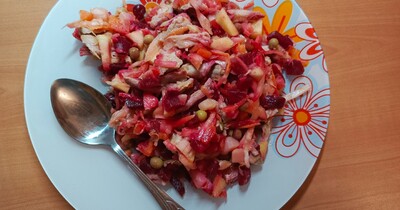 винегрет с квашеной капустой