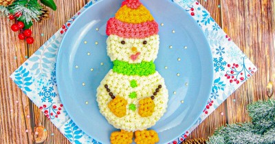 Торт Снеговик