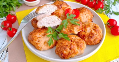 Куриные котлеты в аэрогриле