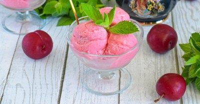 Мороженое из слив