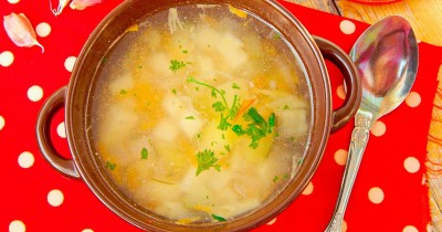 Постный диетический суп для похудения с цветной капустой
