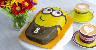 Торт Миньон шоколадный бисквит из мастики