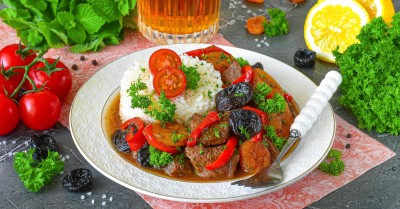 Говядина в сладком соусе на ужин