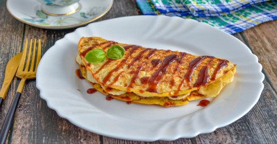 Овсяноблин с бананом ПП