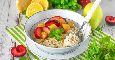 Овсяная каша с сыром