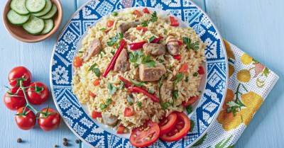 Плов со свининой в мультиварке