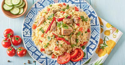 Плов со свининой в мультиварке