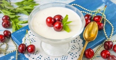 Сметанный десерт из сметаны и желатина