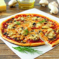 Пицца с грибами Пицца с грибами