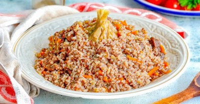 Ферганский плов из Узбекистана в казане