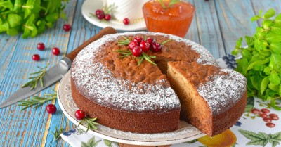 Пирог Трухлявый пень с вареньем