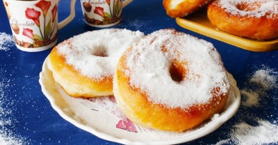 Пончики на сковороде на дрожжах домашние