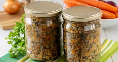 Грибная икра из опят на зиму