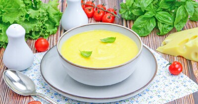Сырный суп без мяса
