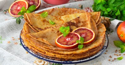 Гречневые блины на молоке