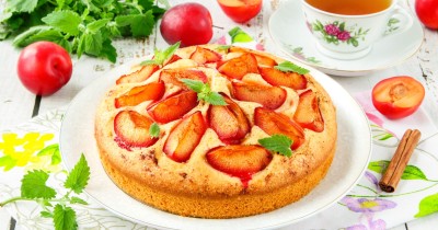 Сливовый пирог из Нью йорк таймс с корицей