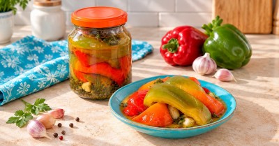 Перец болгарский в масле на зиму