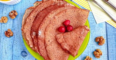 Ржаные блины на молоке