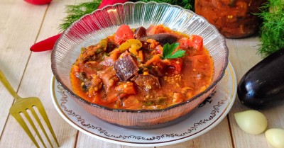 Салат Бакат из баклажан на зиму