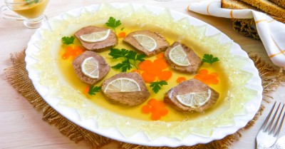 Заливное из говядины с желатином