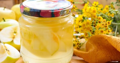 Компот из белого налива на зиму