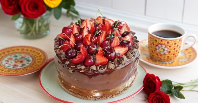 Простой и вкусный шоколадный торт на праздничный стол