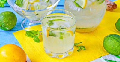 Имбирь лимон мята