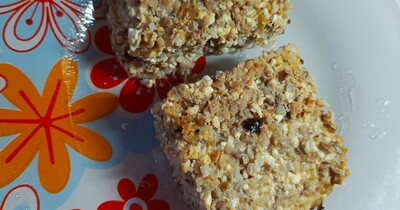 гречневая запеканка с творогом и бананом