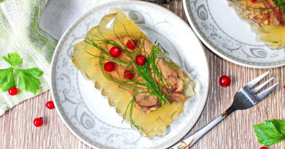 Заливное из языка говяжьего с желатином