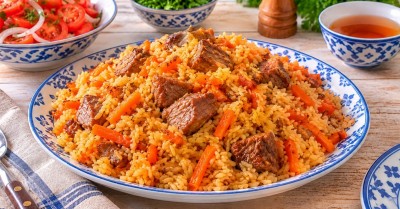 Плов узбекский с бараниной