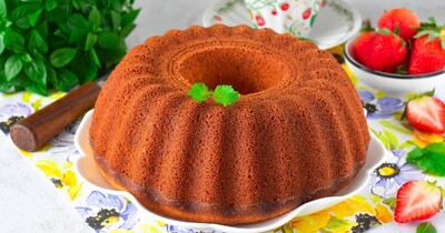 Как сделать кекс с дырочкой без формы