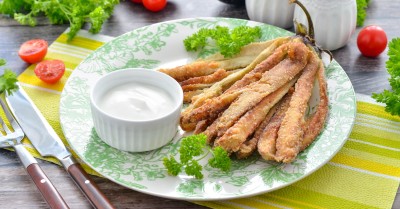 Баклажаны во фритюре хрустящие