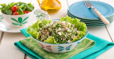 Салат из редьки с мясом