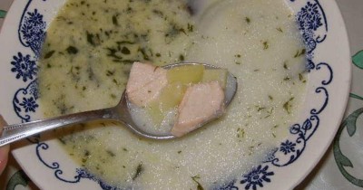 Финский рыбный суп из семги
