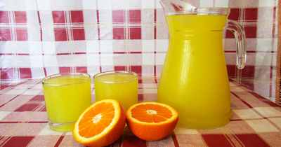 Напиток из апельсинов и лимона домашний