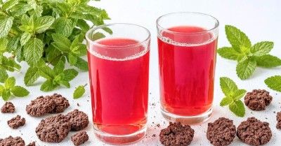 Компот из замороженной малины из ягод
