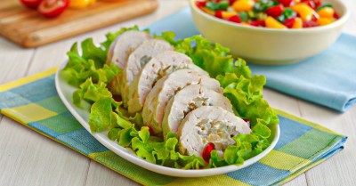 Рулет из индейки в духовке