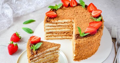 Торт медовик классический советский