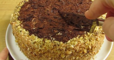 Многослойный торт на сметане с какао и сметанным кремом
