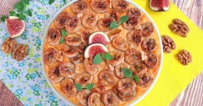 Творожная запеканка с бананом в аэрогриле