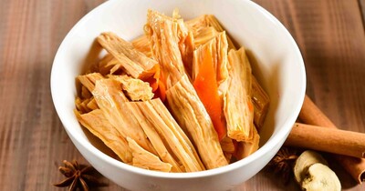 Фучжу (соевая спаржа) элементарный рецепт