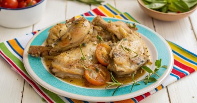 Кролик в фольге в духовке