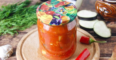 Баклажаны в томатном соусе на зиму