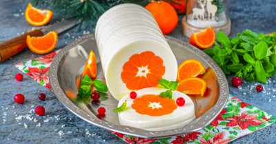 Десерт из мандаринов без выпечки