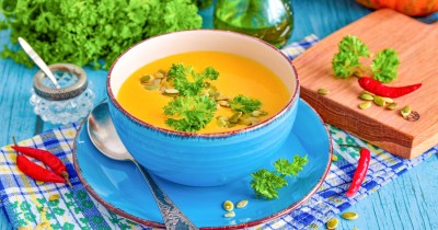 Крем суп из тыквы со сливками