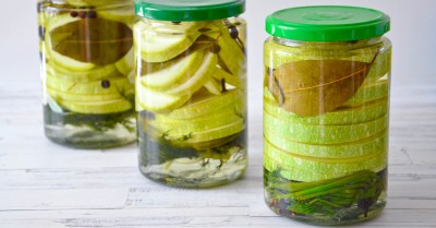 Маринованные кабачки кружочками на зиму в банке