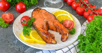 Стейк форели в аэрогриле