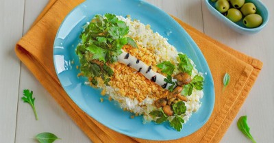 Салат Белая береза с курицей на день рождения