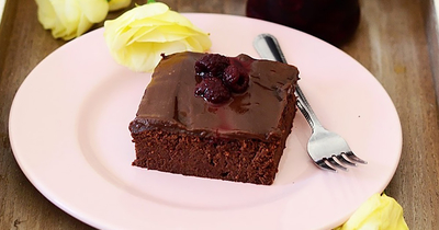 Шоколадный пирог из рисовой муки на воде