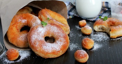 Как сделать пышные пончики